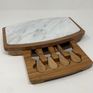 Small charcuterie board with utensils